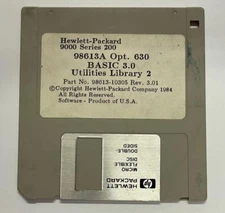 HP 98613-10305 98613A Opt. 630 Basic 3.0 Utilities Library 2
