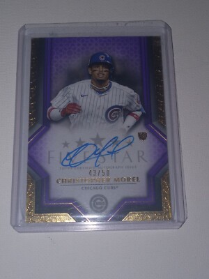 2023 Topps Five Star Christopher Morel RC Auto 43 /50 Cubs  SSP