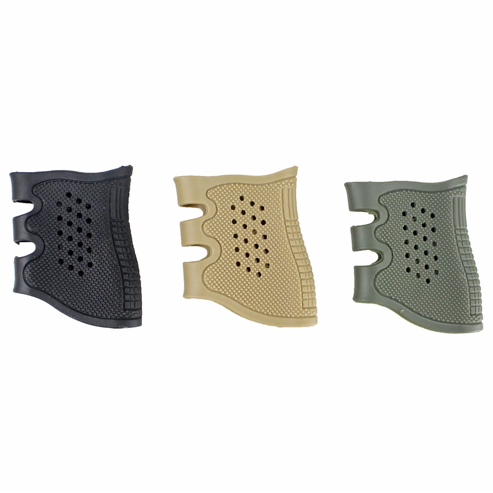Tactical Rubber Pistol Grip Cover Glove for Glock 17 19 20 21 22 23 25 31 32 34 - Image 3 of 4