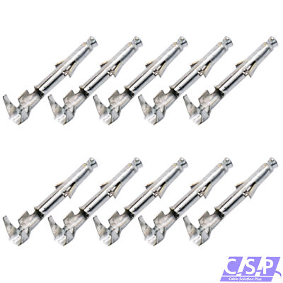10x Kontakt Crimp Buchse der Serie Mini-Universal-MATE-N-LOK 0,30mm²-0,89mm² Pin