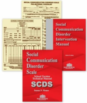 Social Communication Disorder Scale Complete Kit (SCDS) by Samm N. House  2016
