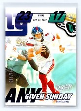 2023 Panini Prestige Any Given Sunday Xtra Points Blue /249 Daniel Jones #AGS-7