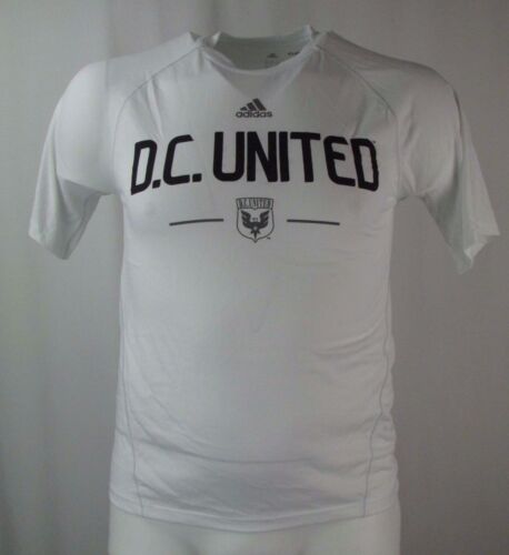 DC United MLS Men's White Climalite Ultimate Short Sleeve Tee - 第 1/5 張圖片