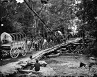 New 8x10 Civil War Photo: Grapevine Bridge across Chickahominy River by 5th NH