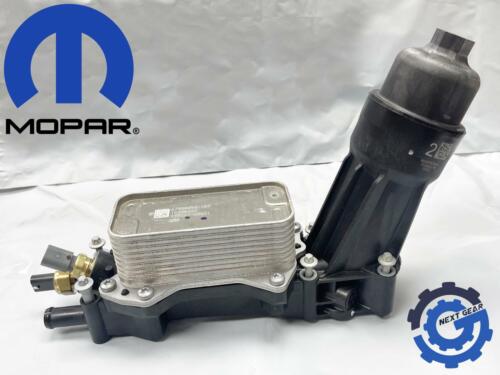OEM Mopar Oil Cooler Filter Adapter Housing Assembly Dodge Jeep RAM 68105583AA - Picture 1 of 10