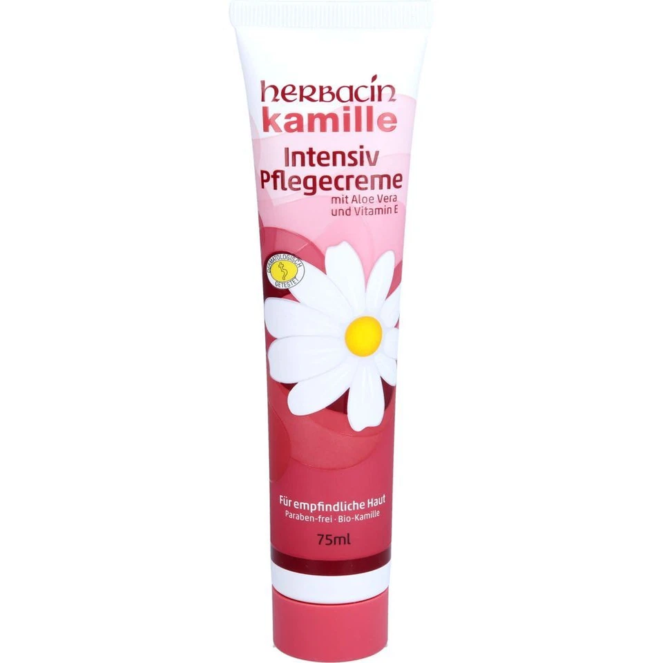 HERBACIN COSMETIC GMBH HERBACIN kamille Intensiv Pflegecreme Tube 75 ml PZN10345220