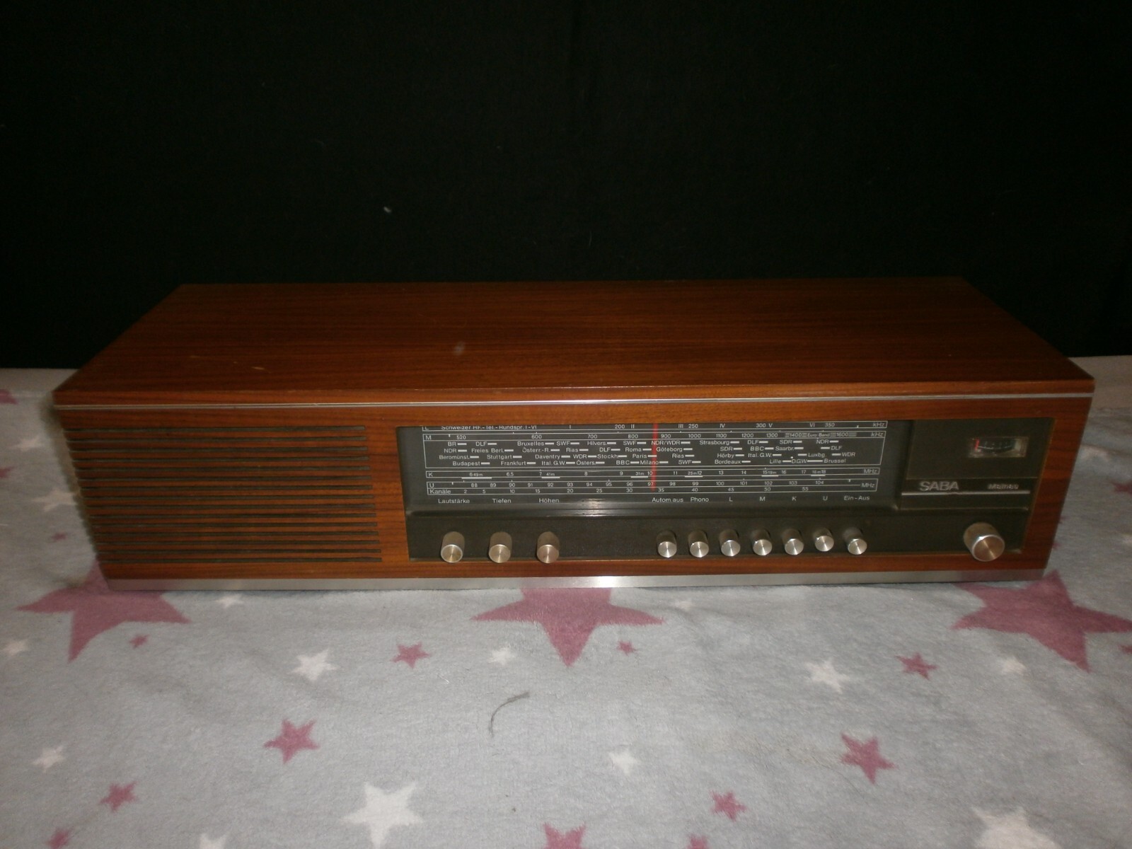 Radio Alt Saba Mainau F Transistorradio L/M/K/U Gerät Nr: L25347