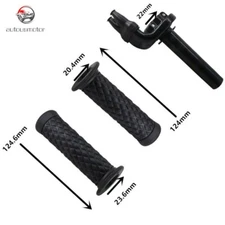 Motorcycle 7/8" Hand Bar Twist Throttle Handle Grip Universal Fit KTM CRF Bike