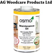 Osmo Maintenance Oil - Matt, Satin, White, 1L, 2.5L - Wooden Floor Oil