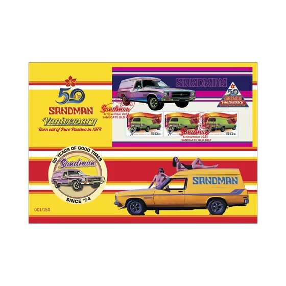 2024 Australia 50th Holden Sandman Anniversary ●3 PNC's With Medallion Numbered●