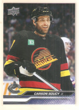 Carson Soucy 2023-24 Upper Deck Extended Base Card #639 Canucks