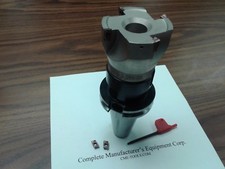 2-1/2" 90 degree indexable face mill, shell mill, CAT40 arbor, Sandvik 506-SDVK