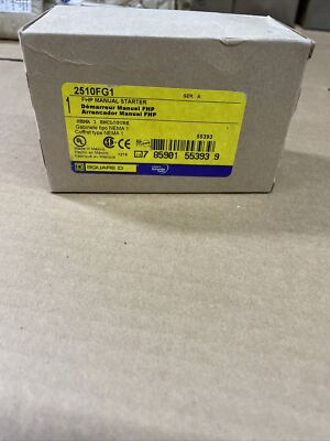 NEW Square D 2510FG1 Series A FHP Manual Starter