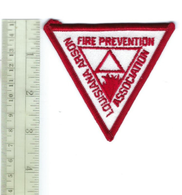 *HTF* State of LA Louisiana ARSON FIRE PREVENTION Association patch - NEW!