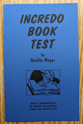 Incredo Book Test by Orville Meyer