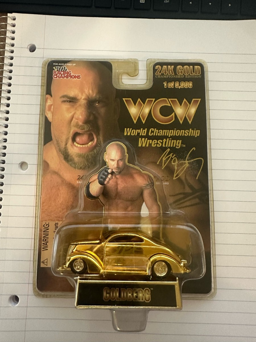 Racing Champions 24k Gold Championship Edition WCW Goldberg
