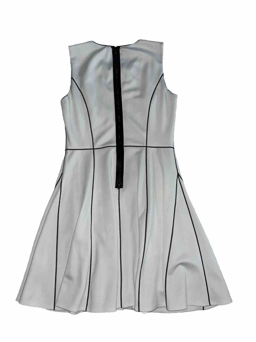 calvin klein colorblocked fit & flare dress Calvin Klein Colorblock Fit & Flare Midi