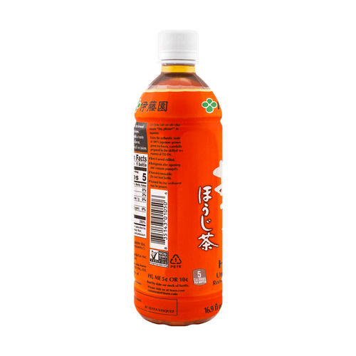(12 Pack) ITO EN Unsweetened Roasted Green Tea with Vitamin C, Hojicha, 500ml - Picture 3 of 4
