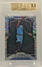 2019-20 PRIZM JA MORANT FAST BREAK VARIATION #249 ROOKIE/RC BGS 9.5 GEM PSA 10