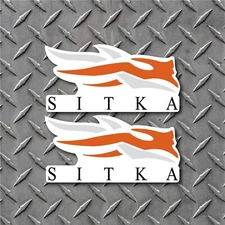 2x Sitka Vinyl Decals Stickers Hunting Gear Guns Hunter Deer Indoor Outdoor