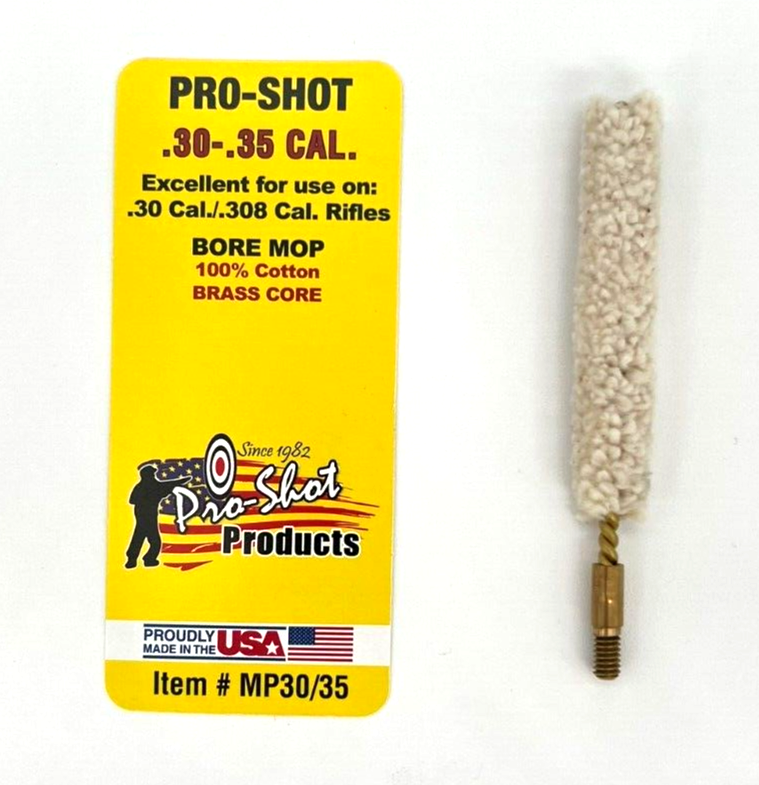 Pro-Shot Bore Mop & Spear Tip Jag Set For .30 Cal. Rifle