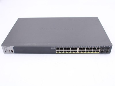 Netgear ProSafe GS728TP 24-Port PoE Gigabit Managed Network Switch No Ears