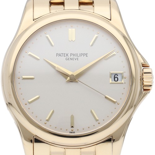 PATEK PHILIPPE Calatrava Watch 37mm Bracelet 5127/1J-001 18K Yellow Gold men...
