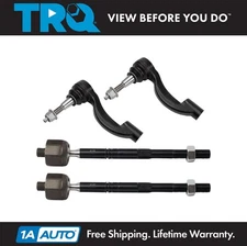 TRQ Inner and Outer Tie Rod Set For 2016-2020 Chevrolet Camaro