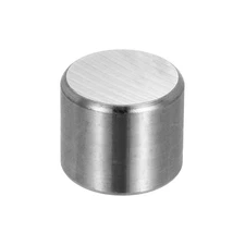 30x25mm Steel Bench Block, Steel Block Metal Bench Block No Holes, Round