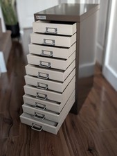 Bisley Style 10 Drawer Easiscan Filing Cabinet On Plinth