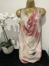 Made in Italy Beautiful Double Layer Sequin Too Size M