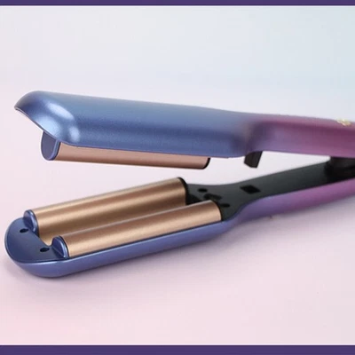 3 Triple Barrel Hair Salon Ceramic Hair Wave Waver Curling Iron Curler Wand