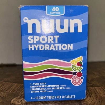 Nuun Sport Electrolyte Tablets with Magnesium, Calcium, 40 Count (Pack of 1)