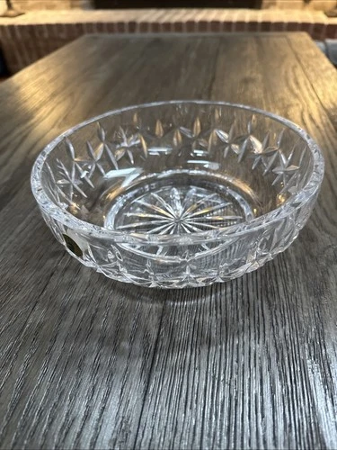 Vintage Waterford Crystal 8” Shallow Bowl