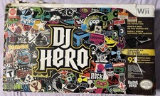 DJ Hero Turntable Kit Turntable Controller Wii READ DESCRIPTION
