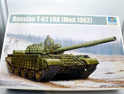 Model Kit Assembly Tank Russian T-62 Era Trumpeter 1:35