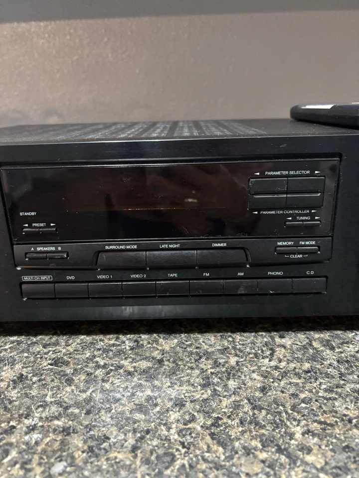 Onkyo TX-DS484 Receiver HiFi Stereo Vintage 5.1 Channel Home Theater Phono Audio - Image 3 of 4