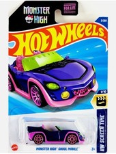 2025 HOT WHEELS HW SCREEN TIME 1/10 MONSTER HIGH GHOUL MOBILE PURPLE 3/250