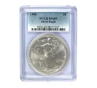 1990 P Bullion Silver Eagles PCGS MS-69 Silver Eagle