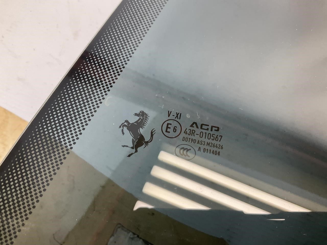 23-25 Ferrari Purosangue Rear Left Driver Door Glass Q