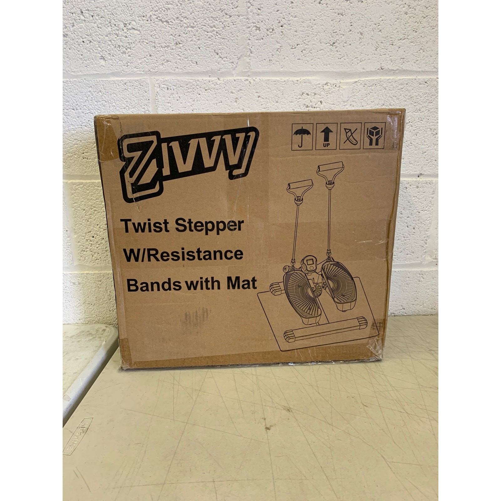 Zivvvy Twist Stepper with Resistance Bands, Stepper Machine 300LBS, with Mat