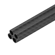 4 Pcs Carbon Fiber Tube 8 x 10 x 330mm Matte Surface Rod