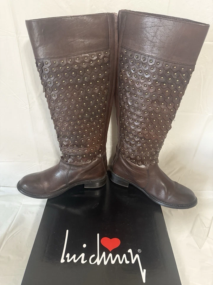 LUICHINY, TOUGH STUFF KNEE HIGH BOOT, WOMENS, BROWN Size 7 - Image 4 of 4