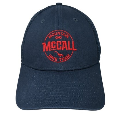 McCall Mountain Bike Team Snapback Hat Blue One Size New Era Outdoor