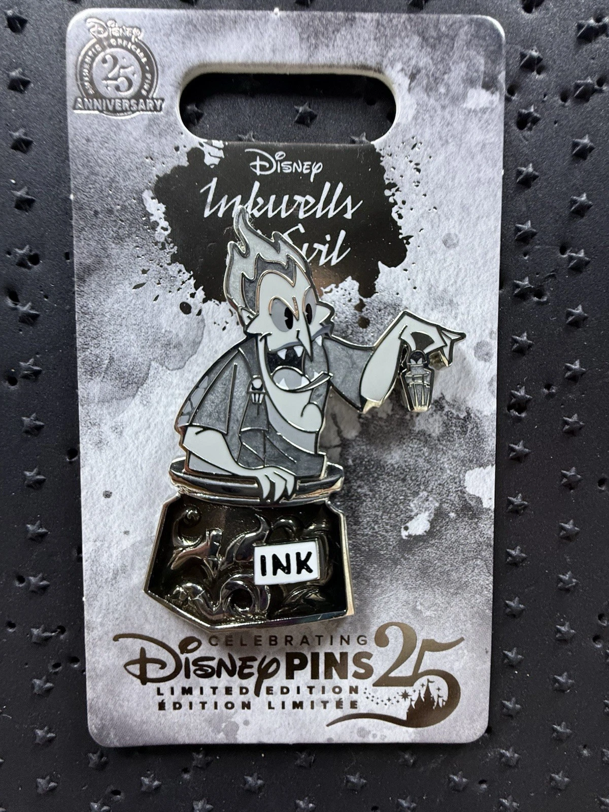 2025 Disney Parks Inkwells Of Evil Hades Hercules Pin LE 4000 (A6)