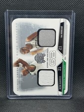 Kevin Garnett Tim Duncan 2004-05 SkyBox Fresh Ink Game Breakers Jersey /199 Rare