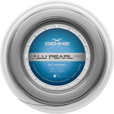 OEHMS Alu Pearl Pro Co-Poly-Tennissaite 200m Rolle | Rund | Kontrolle & Power