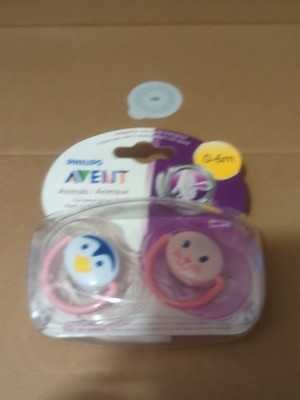 Philips AVENT Silicone Orthodonitc Pacifier, 0-6 months, 2 pc, new, unopen