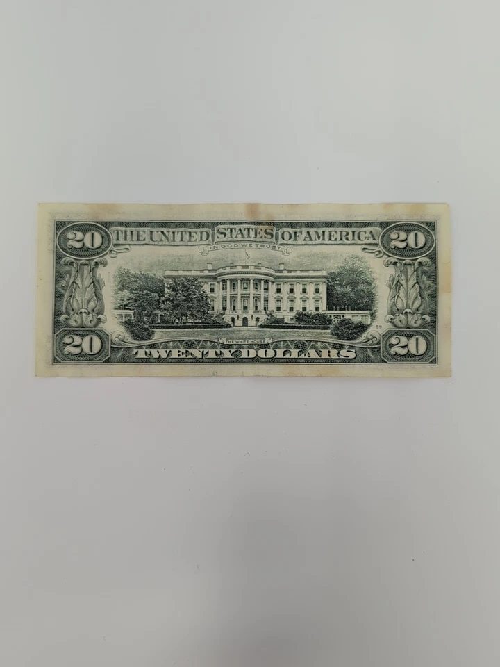 1995 $20 Twenty Dollar Vintage Federal Reserve Note Serial # K34862432C - Image 4 of 4
