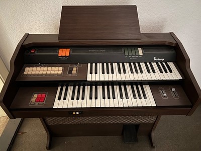 Bontempi Heimorgel B370.14 zweireihig, einige Tasten defekt Bastler